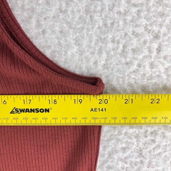Torrid Brown Ribbed Tank Top Womens‎ Sleeveless Pullover Stretch Plus Size 3X - Picture 5 of 13